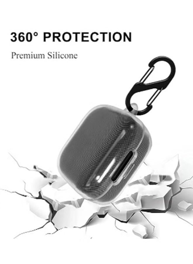 for Soundcore P20i wireless earphones (with buckle hanging rope), scratch resistant all inclusive protection function, ultra-thin shock-absorbing portable earphone case (transparent) - Image 3