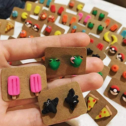 G2PLUS 200PCS Earring Display Cards, Kraft Paper Earrings Holder Card, 1.10" x 1.57" Ear Stud Earring Card for Handmade Earrings, Studs Selling and Small Jewelries (Brown) - Image 4
