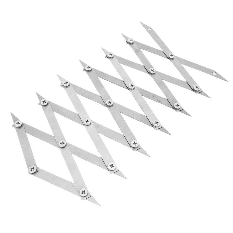 Professional 7 Point Center Finder Tool for Woodworking Accurate Layout Tool for Pipes 6.5 Inch Length - Image 3