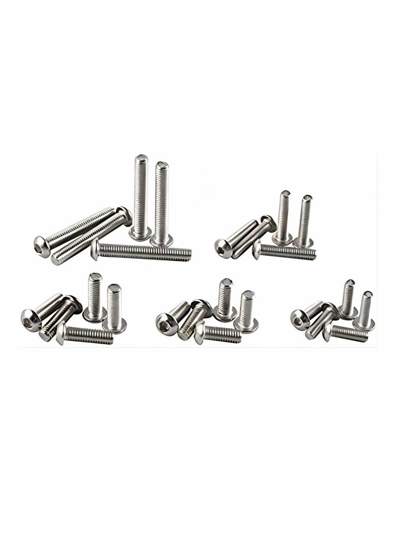 كابتن تيك Motorcycle Fairing Bolt Kit Screws 177pcs Black Fasteners Bolts Mounting Washers Nuts Screws For Most Of Motorcycles bolt Clip Nut For Motorcycle Windscreen M5 M6 Bodywork Screws, with Storage Box - Image 3