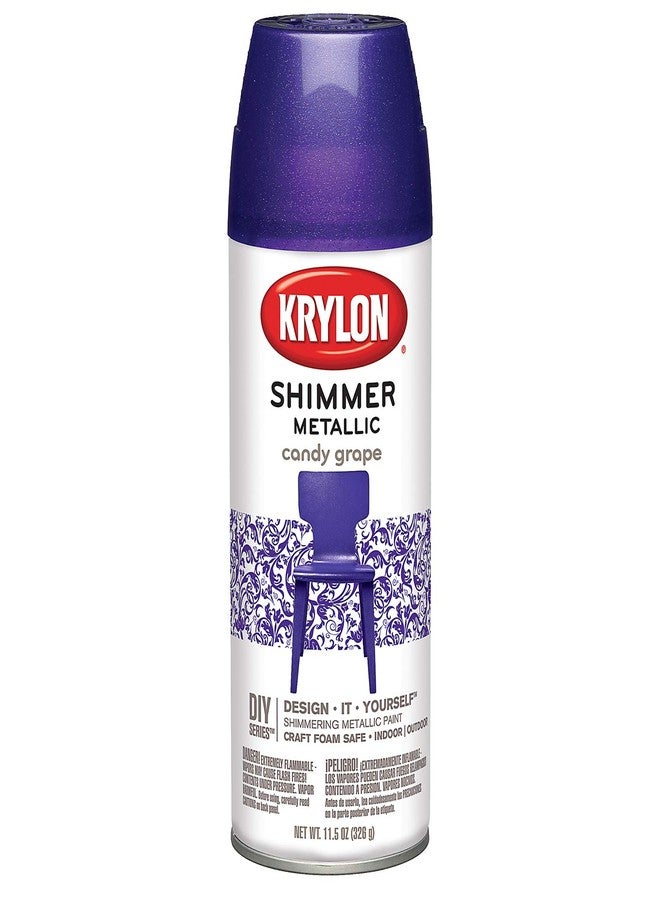 Krylon SHIMMER METL 11.5OZ CNDY GRPE - Image 1