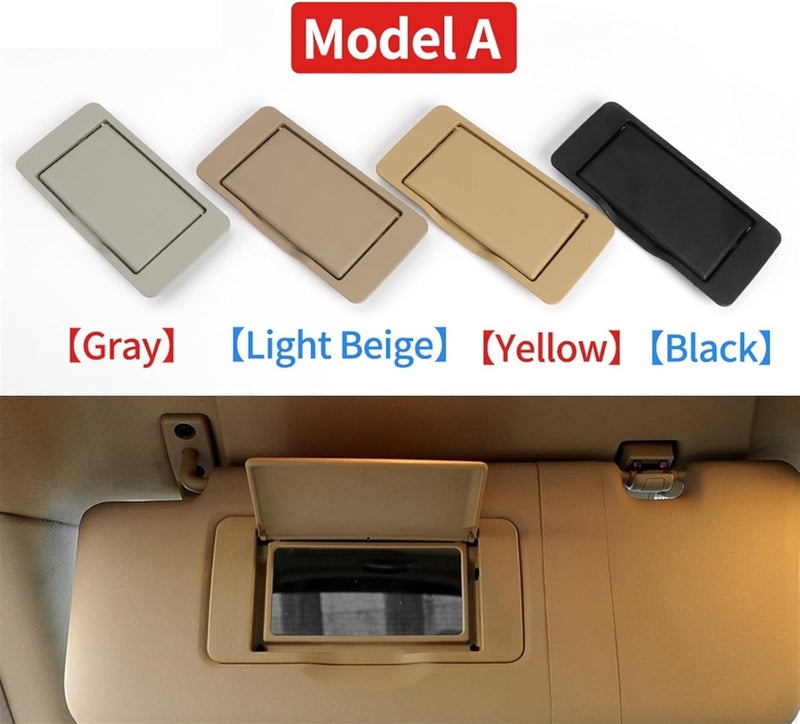 DEMULAX Car Sun Shade Visor Makeup Mirror Cover - Image 5