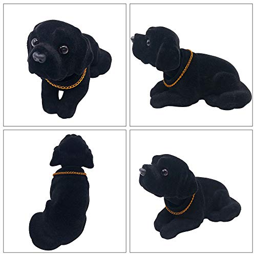 Mary Paxton Rayberro Shaking Head Labrador Figurine Car Dashboard Decoration, Nodding Labrador Statue Car Vehicle Decor Creative Dog Sculpture Tabletop Ornaments Collectible Crafts Home Office Decor - Image 3