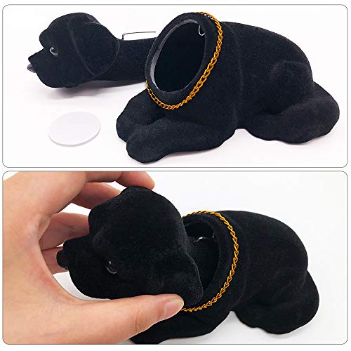 Mary Paxton Rayberro Shaking Head Labrador Figurine Car Dashboard Decoration, Nodding Labrador Statue Car Vehicle Decor Creative Dog Sculpture Tabletop Ornaments Collectible Crafts Home Office Decor - Image 5