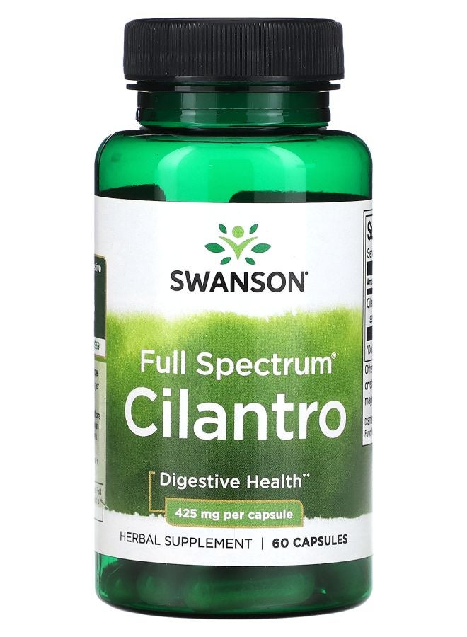 Full Spectrum Cilantro 425 mg 60 Capsules