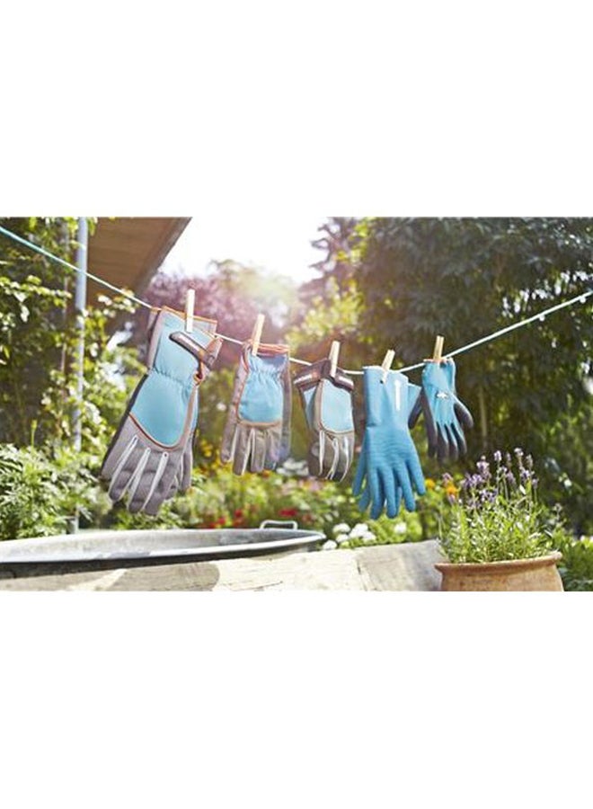 غاردينا قفازات لأعمال البساتين رمادي/ أزرق/ برتقالي S/7 - Image 4