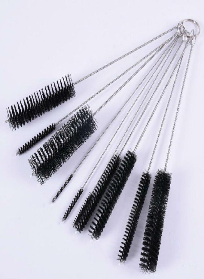 AKOAK AKOAK 8.2 Inch Nylon Tube Brush Set Pipe Cleaning Brushes for Drinking Straws Glasses Keyboards Jewelry Cleaning,Set of 10  - Image 1