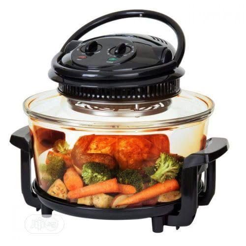 Jolfay Jolfay Air Fryer Oven Air Fryer with Halogen Oven 12 Liter Air Fryers for Home Use Standing Toaster Oven Low Halogen Air Fryer Multicooker with Time Temperature Controls Roast Fry Toast Crispy - Image 2
