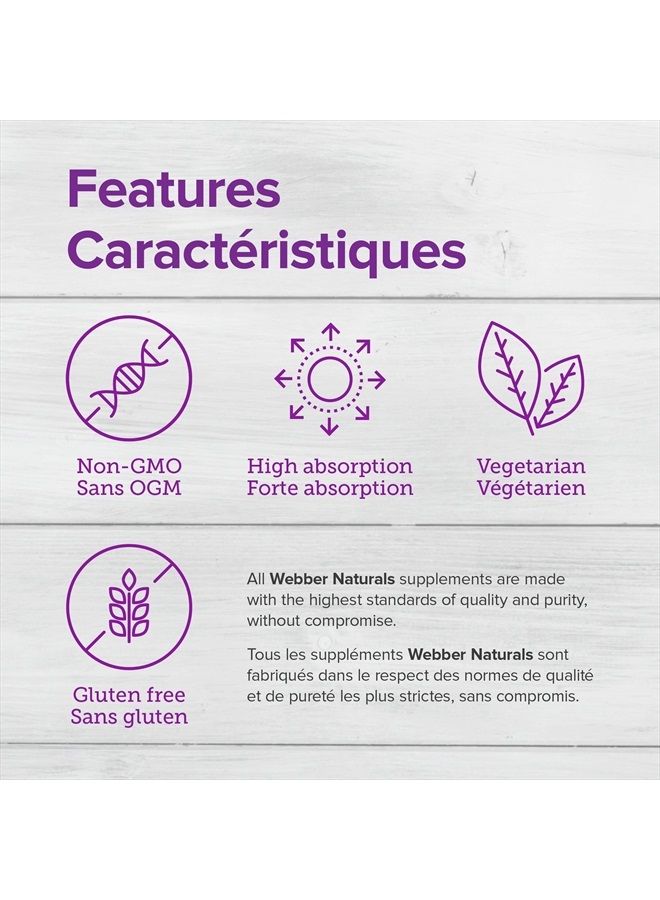 Webber naturals Women's 50+ Most Complete Multi, 90 Vegetarian Capsules - Image 3