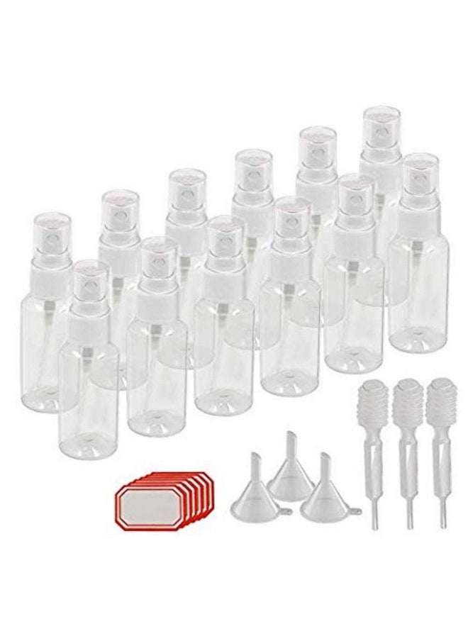 DIY Crafts DIY Crafts Pack Of 20 Bottle Set, Combo Offer, Transparent Travel Bottle Toiletries Li (Pack Of 20 Bottle Set, Combo Offer)  - Image 1