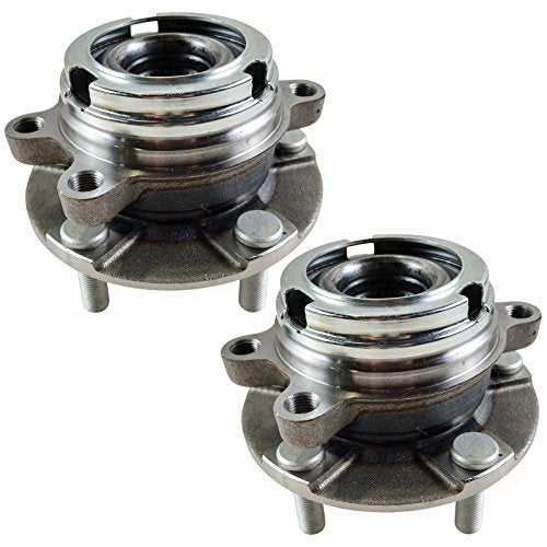 TRQ Front Wheel Hub Bearings Assembly Set Compatible with 2013 INFINITI JX35 2019-2021 QX50 2014-2020 QX60 2007-2018 Nissan Altima 2009-2022 Maxima 2009-2018 Murano 2013-2020 Pathfinder - Image 2
