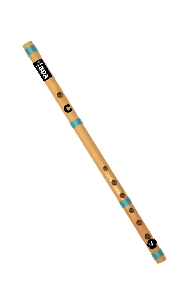 IBDA Flutes Handmade for Professional/Learner/Beginner Sanitized Bamboo Bansuri 19 inch. Go Vocal for Local (48cm) (E Scale) - Image 1