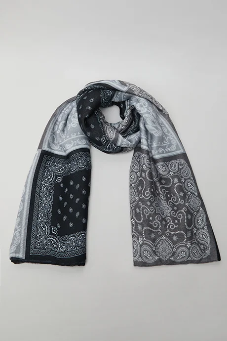 أر أند بي Patterned Scarf