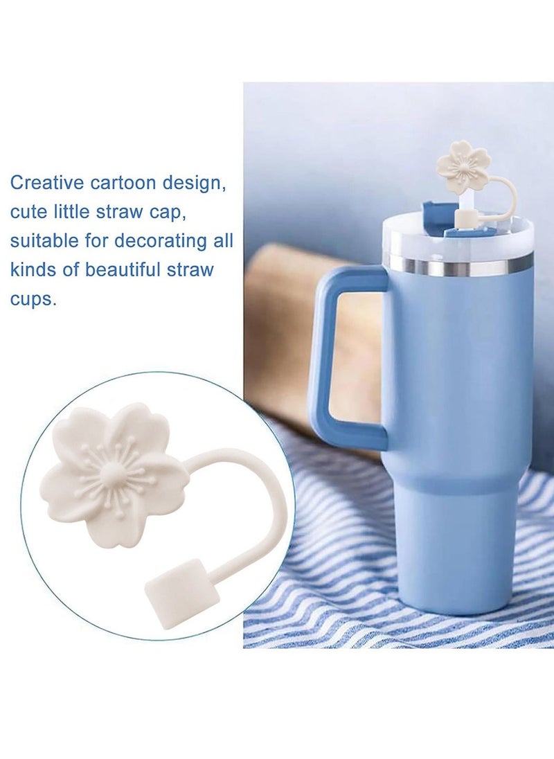 Straw Cover for Stanley Cup, 8Pcs 10MM Straw Covers Cap Toppers for Stanley Cup 4030 Oz, Straw Tip Covers for Stanley Cups Accessories  - Image 3