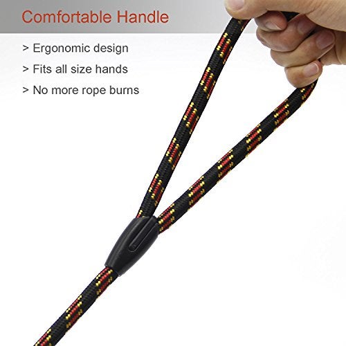 Coolrunner Durable Dog Slip Rope, 5 FT Training Leash, Strong Adjustable Pet Slipknot for Small Medium Dogs (10-80 lb) Black - Image 4