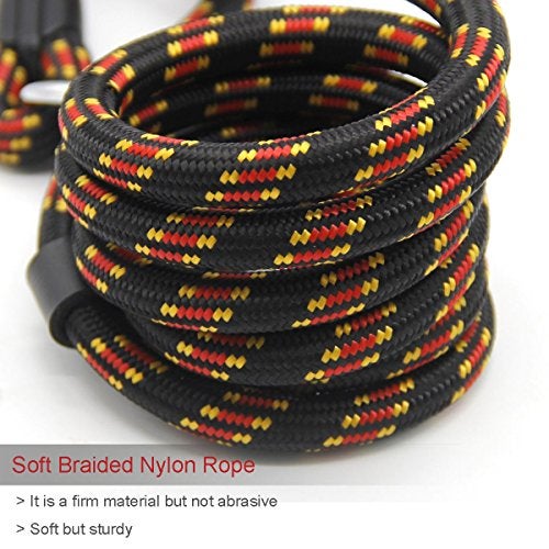 Coolrunner Durable Dog Slip Rope, 5 FT Training Leash, Strong Adjustable Pet Slipknot for Small Medium Dogs (10-80 lb) Black - Image 2
