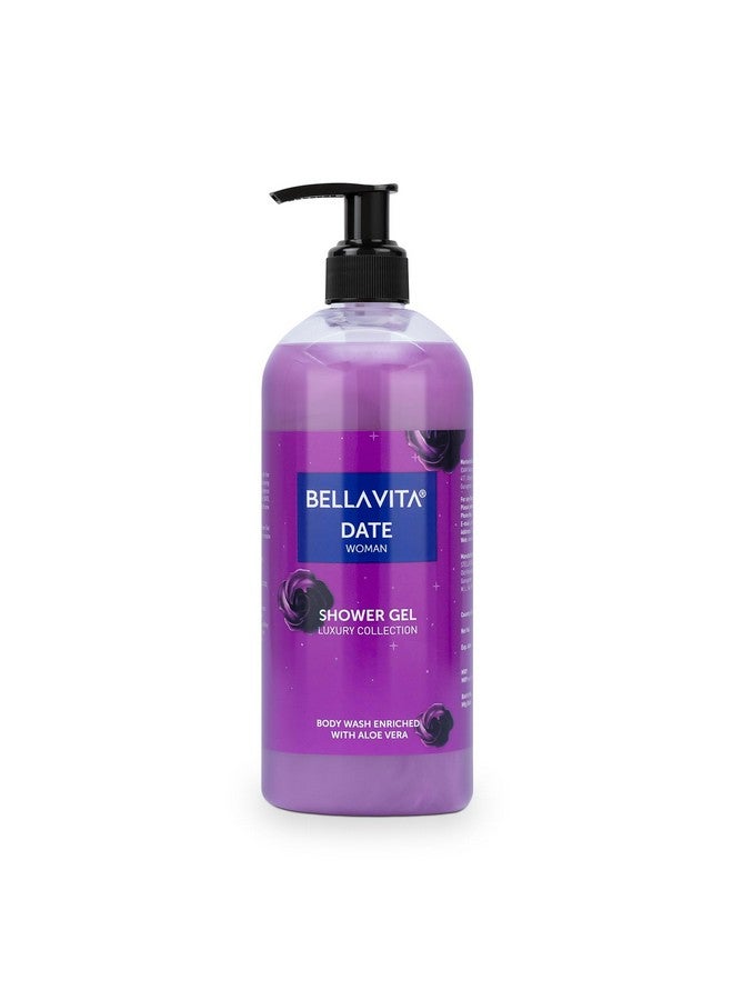 Bella Vita Luxury Date Woman Body Wash Refreshing Shower Gel for Deep Cleansing, Hydrating, Moisturising, Softer & Smoother Skin with Aloe Vera 500 Ml - Image 1