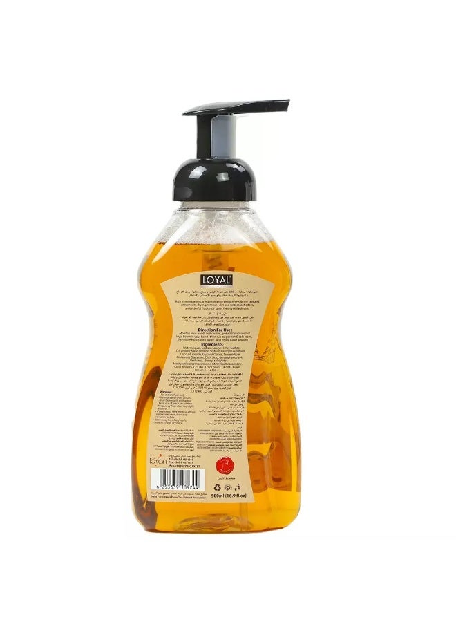 Loyal Foaming Hand Wash and Body Wash, Patchouli and Amber Flavor Hand or Body Wash 500ml - Image 2