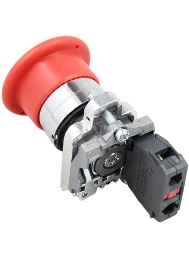 مفتاح توقف الطوارئ مغلق عادة زر ضغط يدوي متوافق مع رافعة مقصية ورافعة ذراع JLG 1 قطعة - Image 2