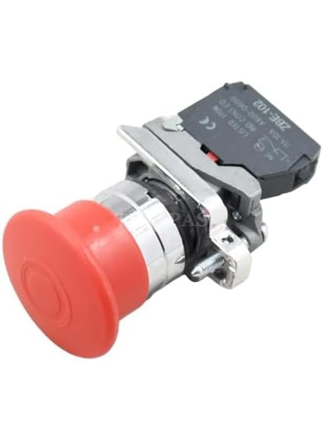 مفتاح توقف الطوارئ مغلق عادة زر ضغط يدوي متوافق مع رافعة مقصية ورافعة ذراع JLG 1 قطعة - Image 3