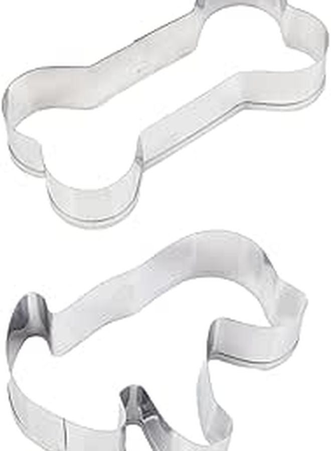 6Pcs Stainless Steel Dog Bone Cookie Cutter Set For Homemade Pet Treats - Image 1