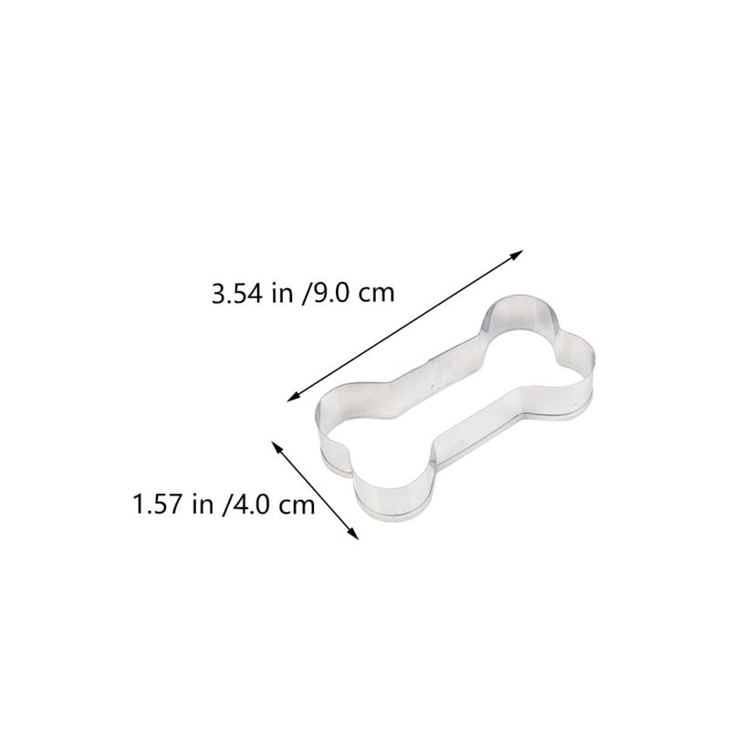 6Pcs Stainless Steel Dog Bone Cookie Cutter Set For Homemade Pet Treats - Image 3