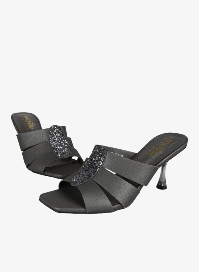 Michelle Morgan Michelle Morgan Ladies Kitten Heel 213RJ773 Anthrazit