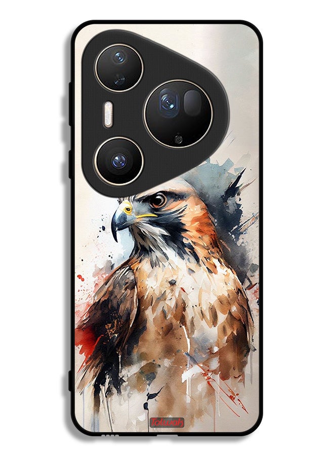 Tolwak Huawei Pura 80 Ultra Protective Case Cover Eagle Abstract Art - Image 1