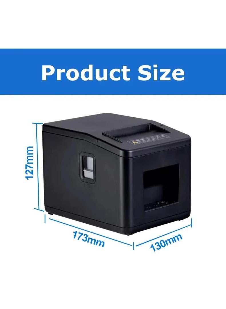 FTTEGO All-in-One POS System Bundle – Core i5 Touchscreen, 8GB RAM, 256GB SSD, 200mm/s Thermal Printer, Secure Cash Drawer, and One-Year Integrated Accounting Software | Black