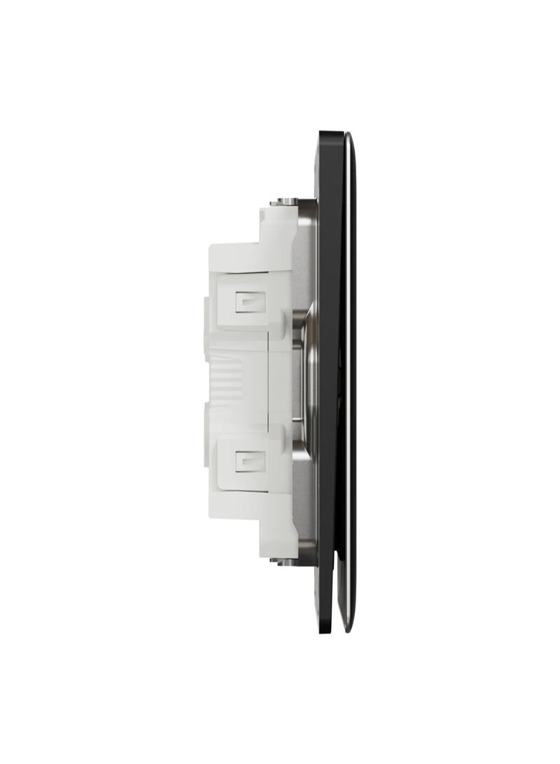 Schneider مفتاح شنايدر إلكتريك، يونيكا إكس، 1 طريق، 16AX، 250V، 4 مجموعات، أسود جت - NUX34_1_JB - Image 2