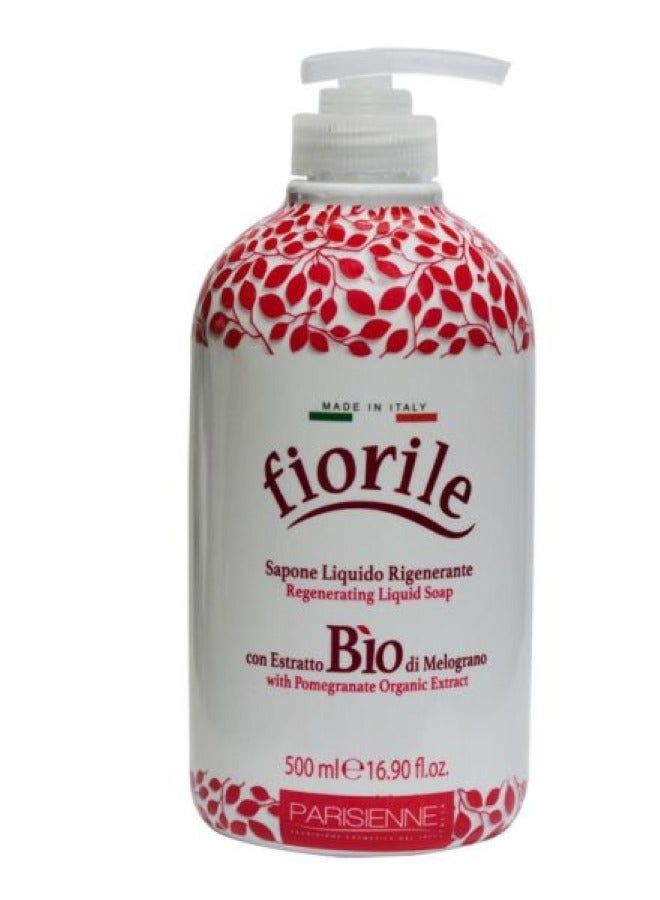 fiorile Regenerating Liquid Soap With Pomegranate Organic Extract 500 ML - Image 1