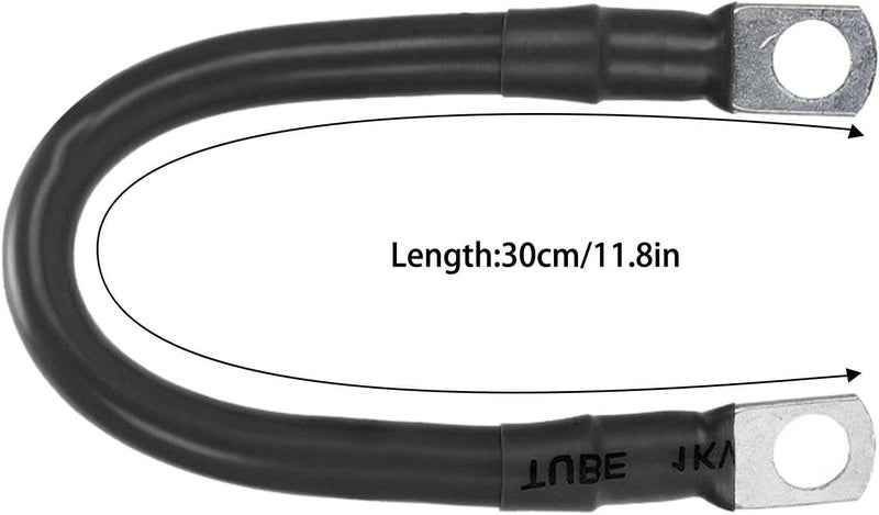 Marine Battery Cables, Battery Wire Cable, Inverter Cables with Terminals 2 AWG Gauge, Black Red Battery Connector, Power Inverter Cables for Auto Motorcycle Boats Marine Car Borato - Image 4