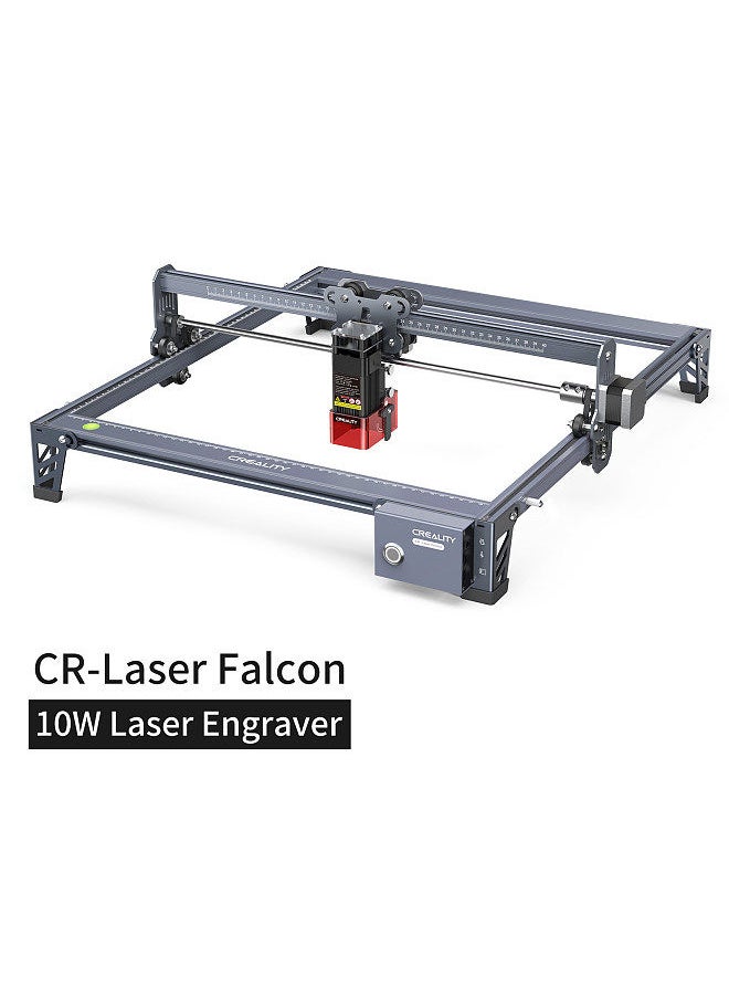 Creality 3D - Orignal Creality CR-Laser Falcon Laser Engraver 10W Compression Spot Quick Focus Anodized Aluminum Alloys Structure Built-In Leveler Dust Absorption Protective Laser Cover - Image 1