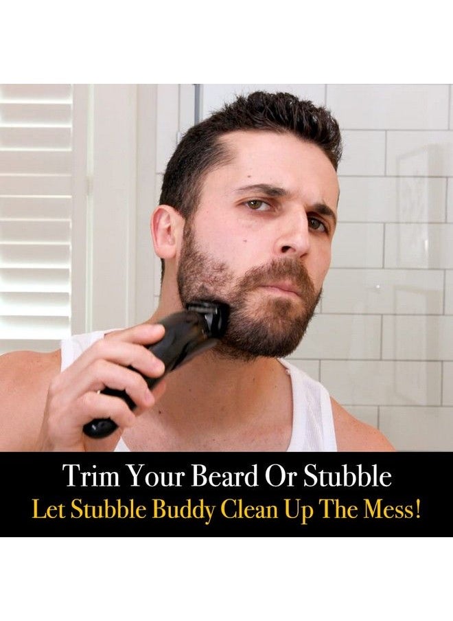 Pete & Pedro - The Stubble Buddy Portable Beard & Facial Hair Trimming & Manscaping Handheld Mini Vacuum | Cordless Usb Rechargeable Hair Clippings Cleaner | As Seen On Shark Tank - Image 1