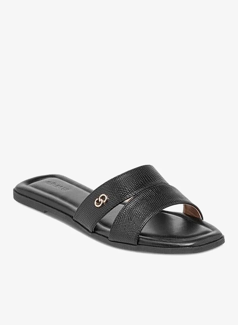 سيليست صنادل نسائية مسطحة سهلة الارتداء بنقوش