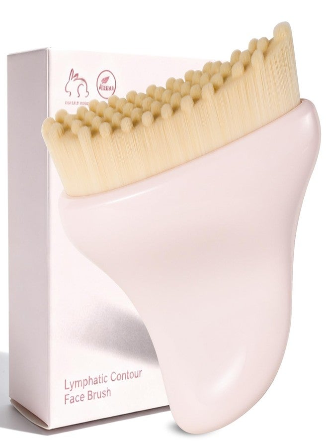 BEAUTYFACTOR Lymphatic Contour Face Brush for Sculpting,Lymphatic Drainage Gua Sha Brush for De-Puffing,Sculpting Jawline,and Promoting Radiant Skin - Image 1