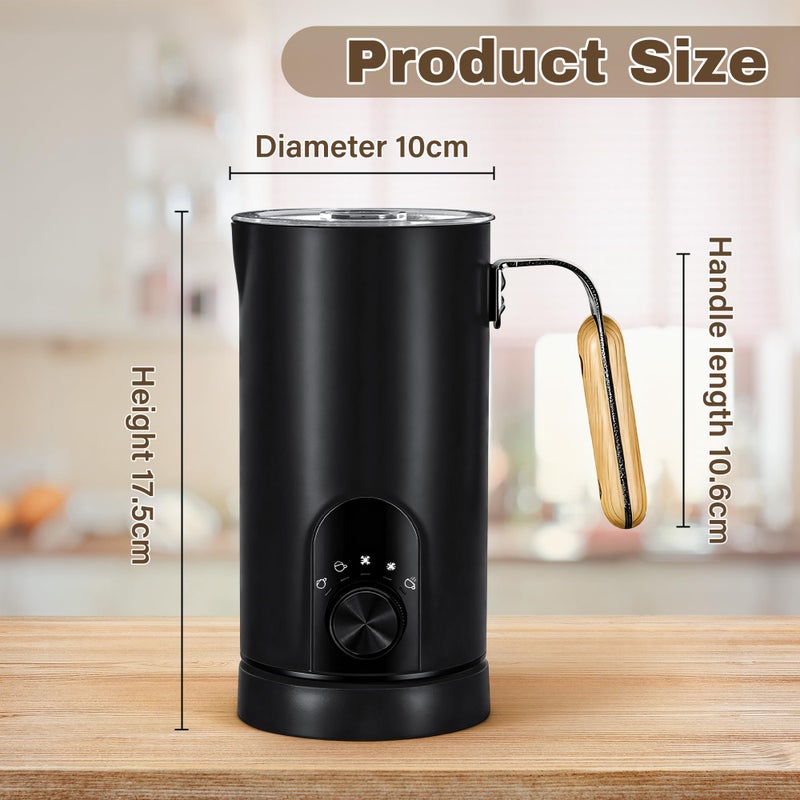 AZTWMYS 2026 Upgraded Milk Frother and Steamer, 19.9 OZ Detachable Milk Frother for Coffee with Temperature Display, 5 in 1 Large Capacity Automatic Warm and Cold Foam Maker for Coffee, Latte, Cappuccino - Image 5