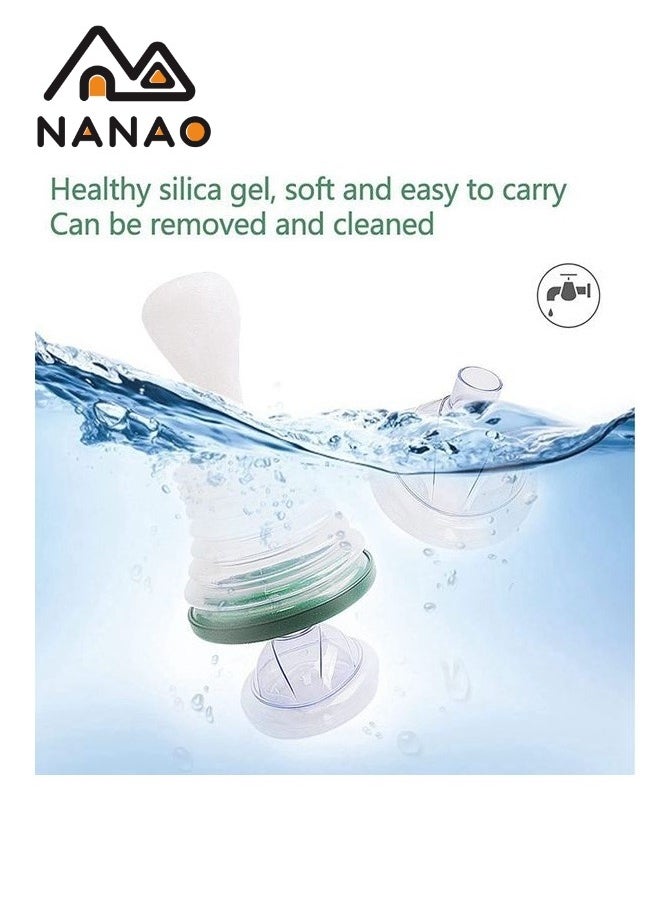 NANAO - Emergency Choking Rescue Kit: Portable First Aid Suction Device,Choking Rescue Device, Rescue Kit for Children & Adults,young & Pediatric Masks with instruction paper Included(BLUE) - Image 1