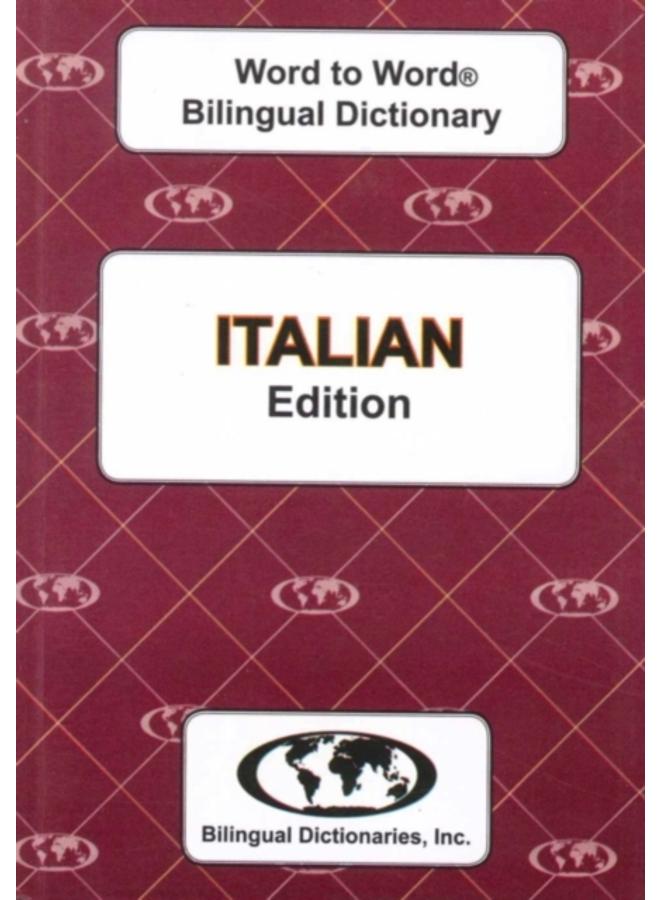 English-Italian & Italian-English Word-to-Word Dictionary