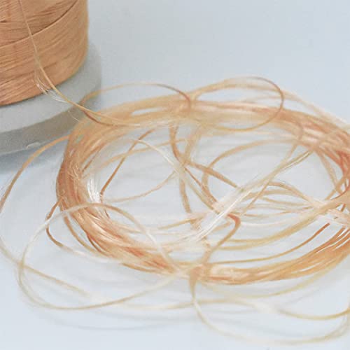 Embroiderymaterial Flat Untwisted Art Silk Thread for Japanese Style Cross-Stitch Hand Embroidery-1 Roll/2000Meter (2187 Yards) Color Rose Gold - Image 3