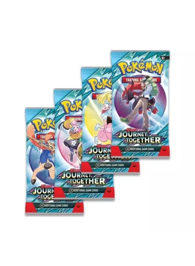 Pokemon Pokémon TCG Scarlet & Violet—Journey Together Booster Pack, 10 Trading Cards, Random Assorted Pack Artwork, Collectible Card Game Expansion - Image 1