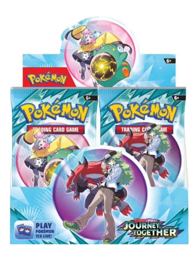 Pokemon Pokémon TCG Scarlet & Violet—Journey Together Booster Pack, 10 Trading Cards, Random Assorted Pack Artwork, Collectible Card Game Expansion - Image 2