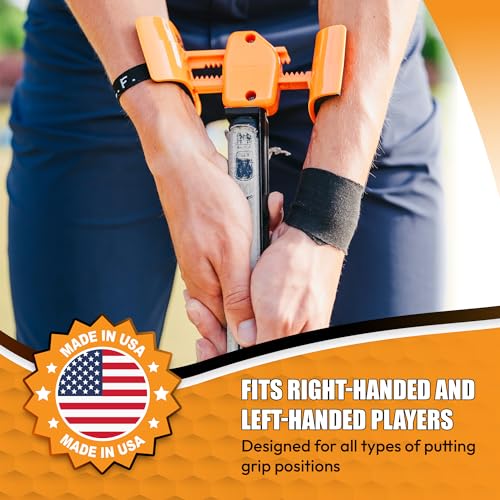Orange Whip Putt Master Golf Putting Aid Trainer, Patented Short Game Golf Swing Training for Precision and Accuracy, Made in USA by Orange Whip - Image 2