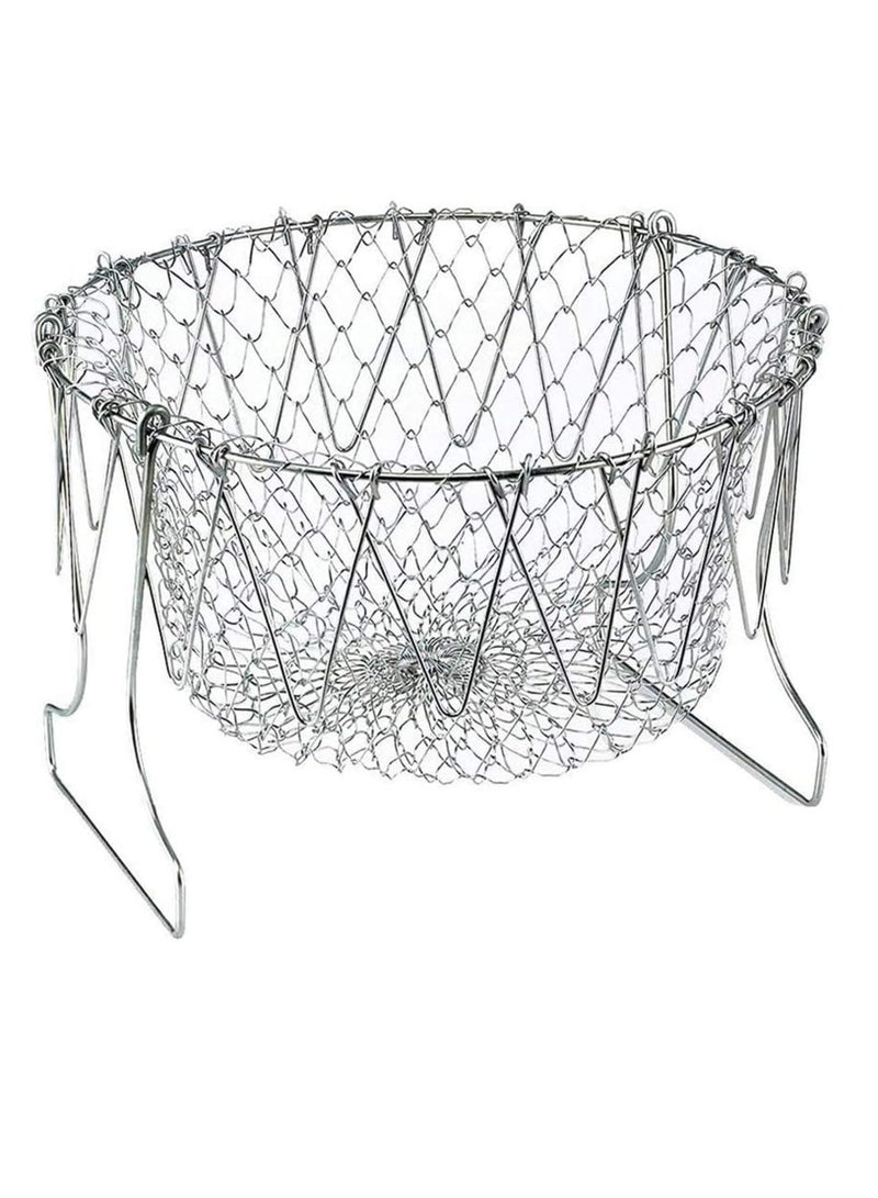 باسكت الشيف سلة لقلي البطاطس والخضروات والفواكه متعددة الأغراض عالية الجودة - Image 2