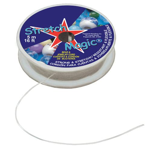 Stretch Magic Bead & Jewelry Cord .7mmx5m-Pearl - Image 2