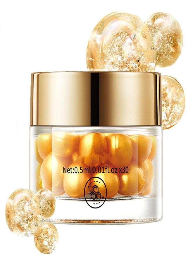 Grospe Collagen Capsules Serum, Nourishing Anti Aging Night Essence for Women with Vitamin E,Facial Skin Glowing and Radient, Facial Capsule with Collagen Serum - Image 1