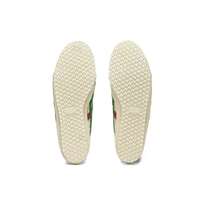 Onitsuka Tiger MEXICO 66 SABOT Unisex Beige-Green Slip-On Sandals – Breathable Lightweight Casual Style - Image 5