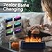 EGCUQ 7Color Aroma Diffuser with RemoteVolcano Diffuser for Home Large RoomFlame Diffuser Humidifier 107331 Black01 - Image 4