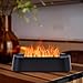 EGCUQ 7Color Aroma Diffuser with RemoteVolcano Diffuser for Home Large RoomFlame Diffuser Humidifier 107331 Black01 - Image 1