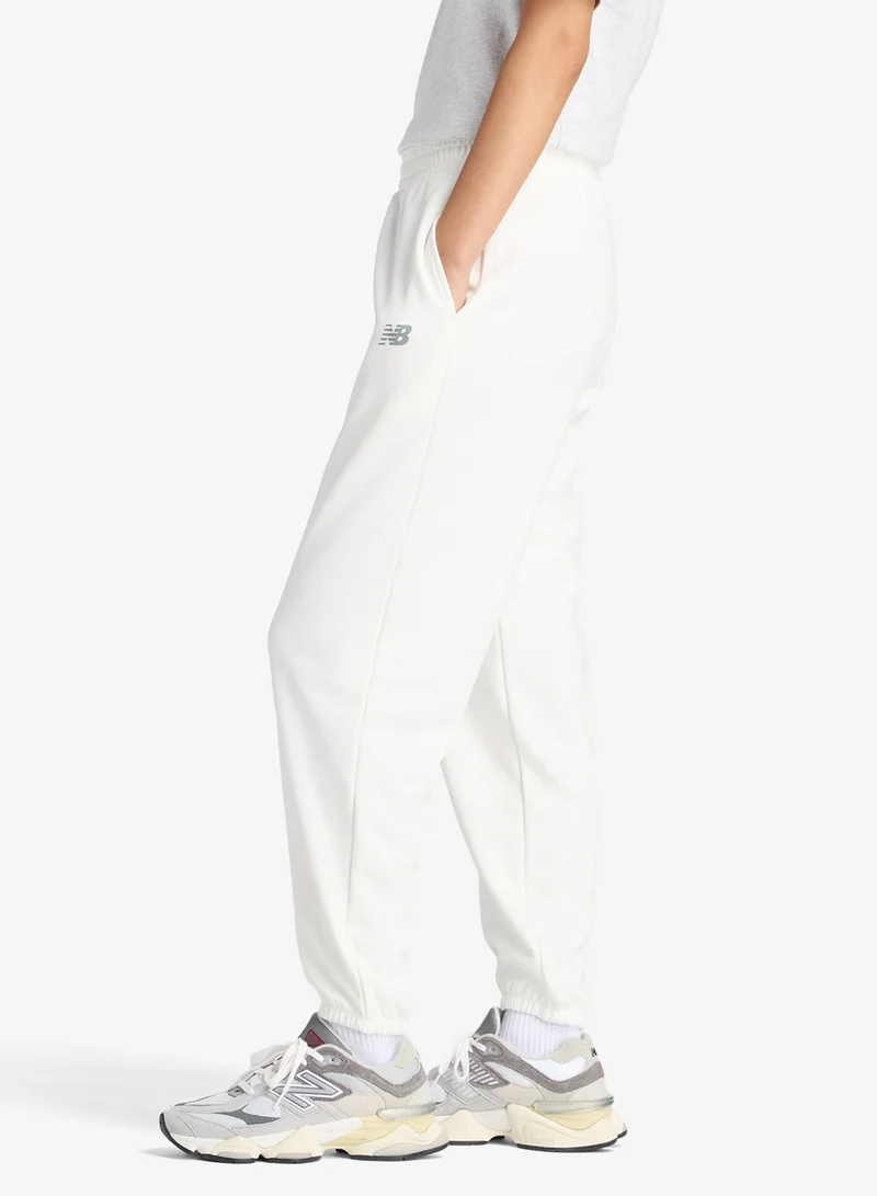 New Balance white Double Knitted Sweatpants for Women | Best Price UAE